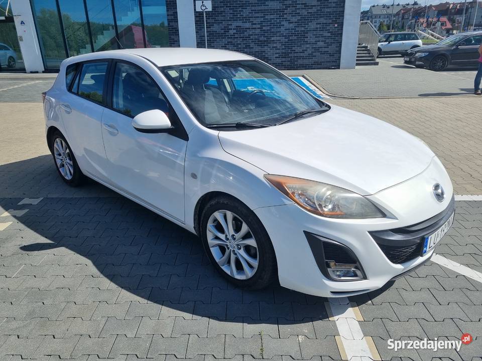 Mazda 3 Biała Perła nieuszkodzony Lublin sprzedam