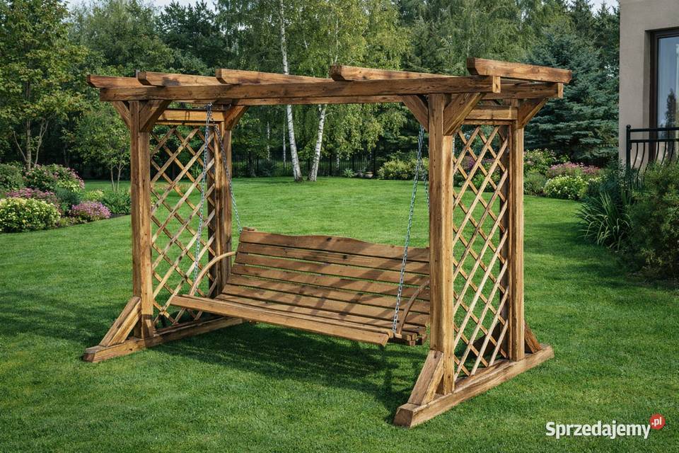 Huśtawka ogrodowa z pergolą Postołowo