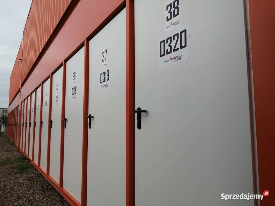 Kontenery boxy magazynowe na placu w Gdańsku Magazynowanie Gdańsk sprzedam