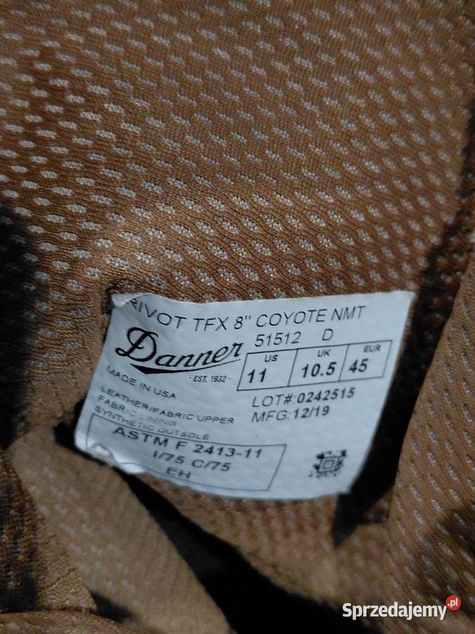 Buty DANNER Rivot TFX 8 hot 11r Wrocław