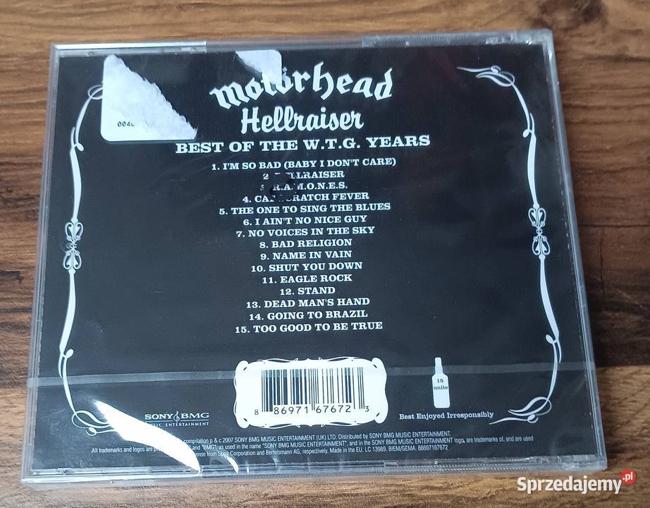 Motorhead Hellraiser best of wtg years CD