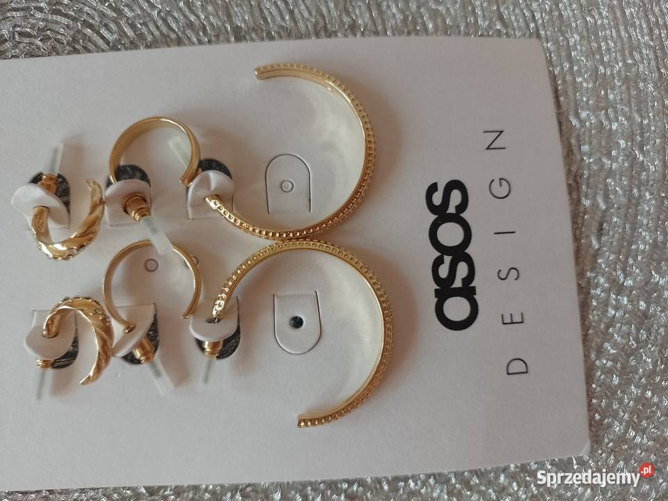 ASOS3 pary kolczyków zestaw Kolczyki koła z Dla kobiet małopolskie Kraków
