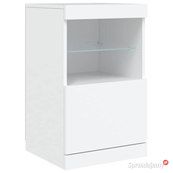 Szafka z oświetleniem LED biała 162x37x67 mazowieckie Warszawa
