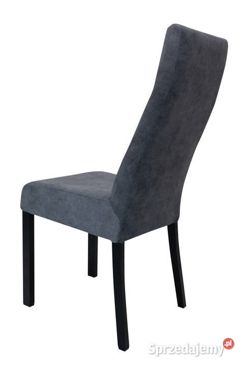 Krzesło tapicerowane szare KOMIN PIK