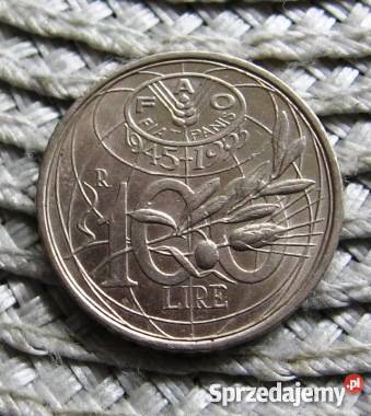 Włochy 100 Lirów 1995rFAO Kalisz