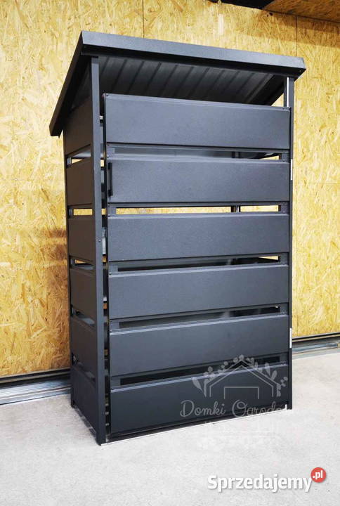 Wiata śmietnikowa spad tył 09x05m Antracyt małopolskie Tarnów