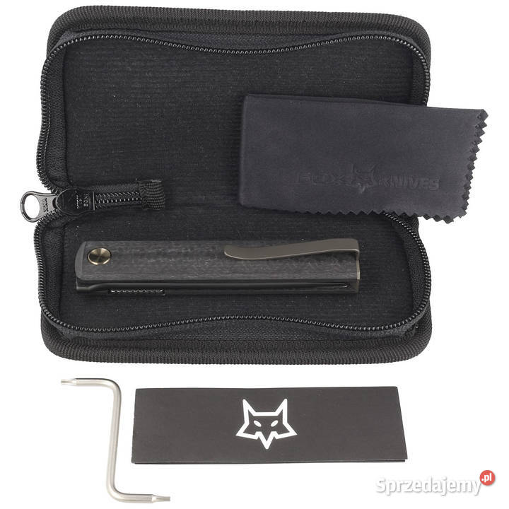 Nóż składany FOX Chnops Carbon Fiber PVD M390 by Warszawa
