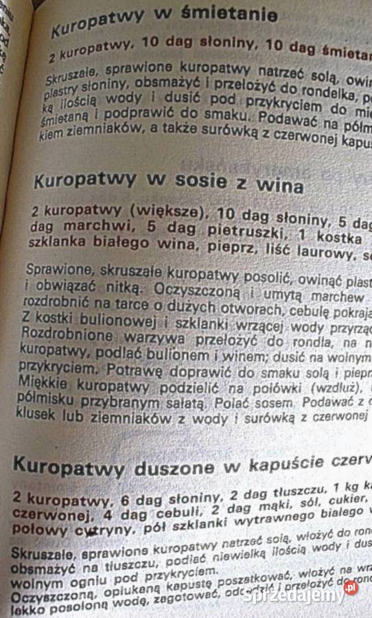 Potrawy z drobiu i dzikiego ptactwa Chełmno