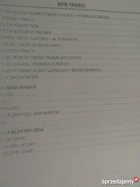 INSTRUKCJA OBSŁUGI DTR CASE CX16B i inne Szczecin