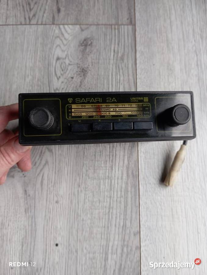 Radio samochodowe Safari 2a Odbiór łasku wysyłka