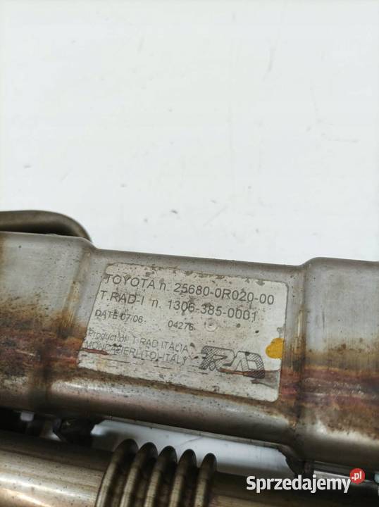 CHŁODNICA SPALIN 256800R02000 20 D4D Toyota świętokrzyskie