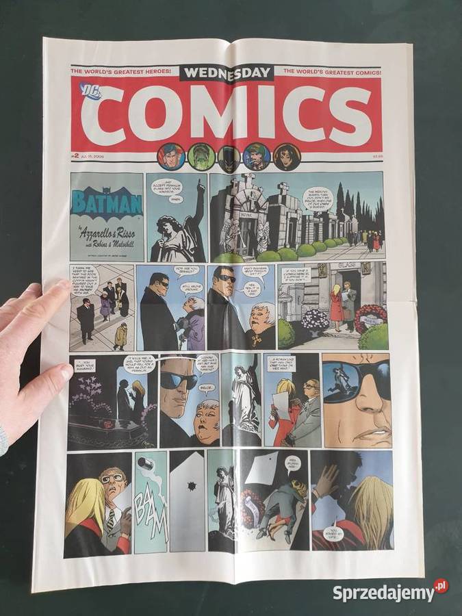Wednesday Comics gazeta komiksowa DC Gdynia