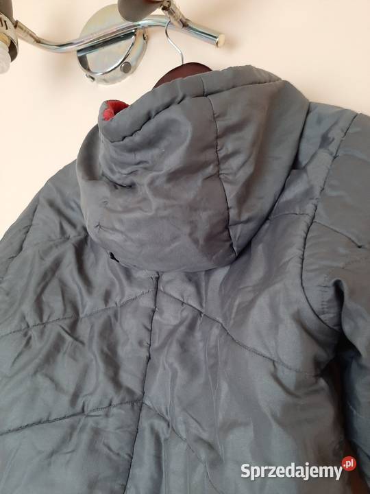 Zimowa kurtka dziewczynki szary/srebrny Hajnówka