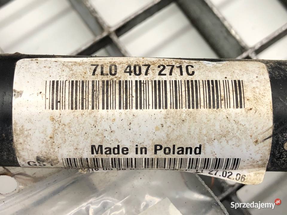 PÓŁOŚ LEWY PRZÓD VW TOUAREG 7L0407271C 36 280 Półosie