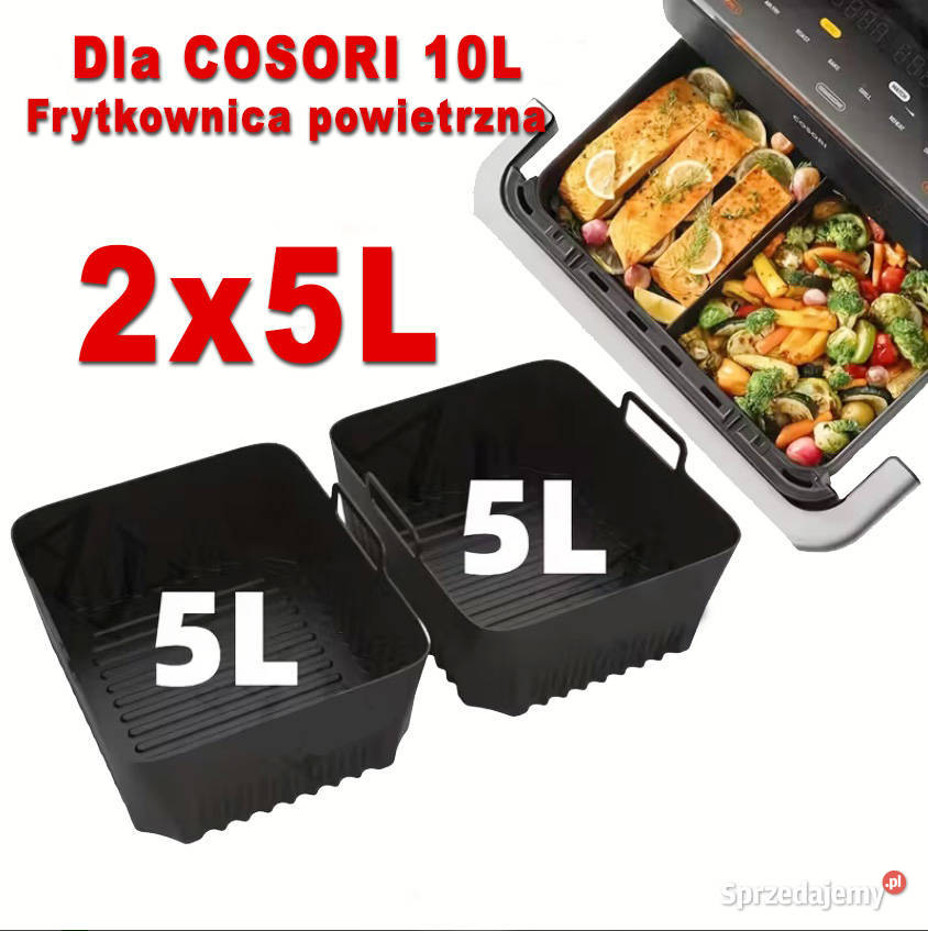 Formy silikonowe do frytkownicy Cosori Dual Pozostałe Krosno sprzedam