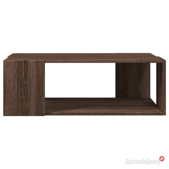 Stolik kawowy brązowy dąb 895x48x30 WM848156 Warszawa