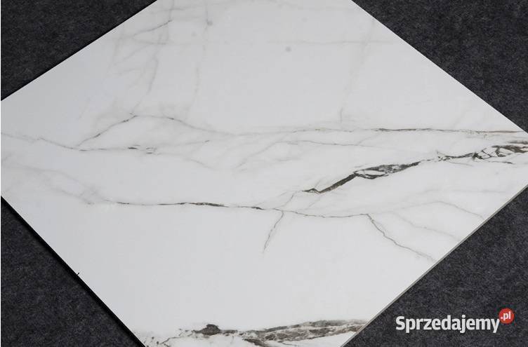 Gres 60x60 CALACATTA CARRARA WYSOKI POŁYSK gI Łask