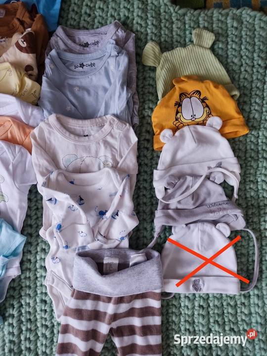 Zestaw paka ubranek chłopca noworodka 5056 Ryki