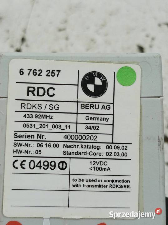 MODUŁ RDC 6762257 Bmw Seria 7 IV 20012008 świętokrzyskie