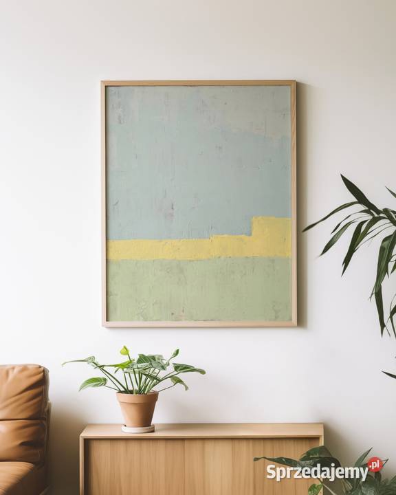 OBRAZ Równowaga ABSTRAKCJA Minimalistyczna 50x60 Łódź sprzedam