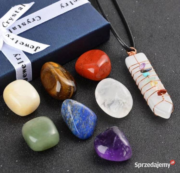 Czakra wisiorek z kamieniami 7 kamieni yoga Katowice sprzedam