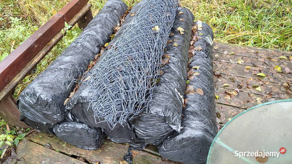 SIATKA OGRODZENIOWA 36mm 65x65 15m ANTRACYT 10m Ruciane-Nida