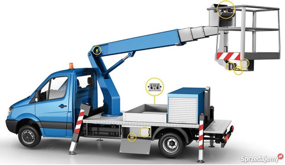 Usługi Podnośnikiem koszowym 22m Piotrków Trybunalski
