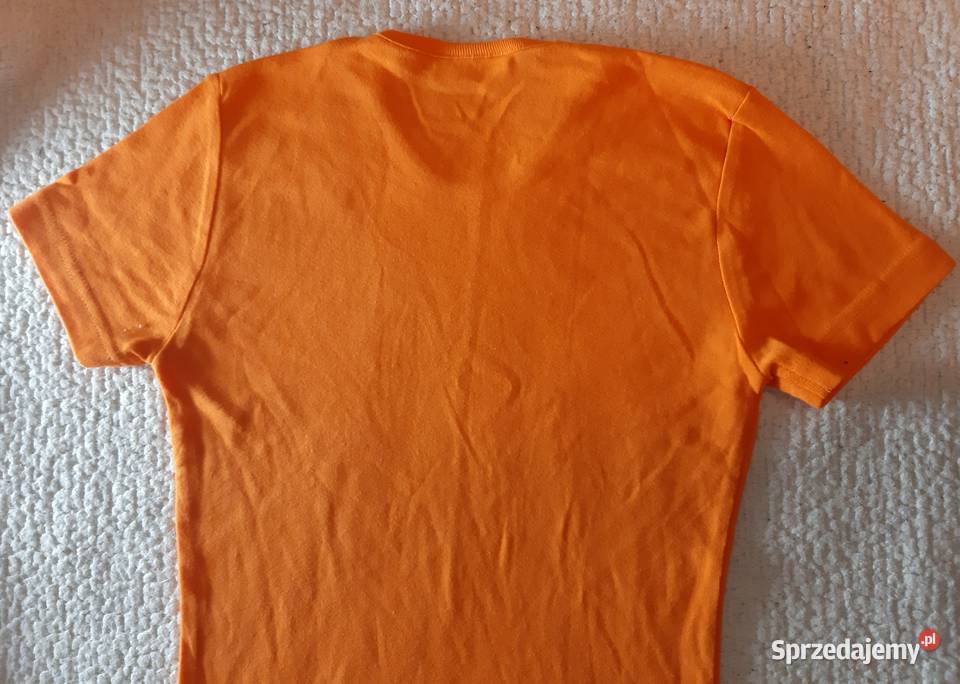 Pomarańczowa koszulka z bawełny Tshirt Vneck Bluzki i koszule Warszawa sprzedam