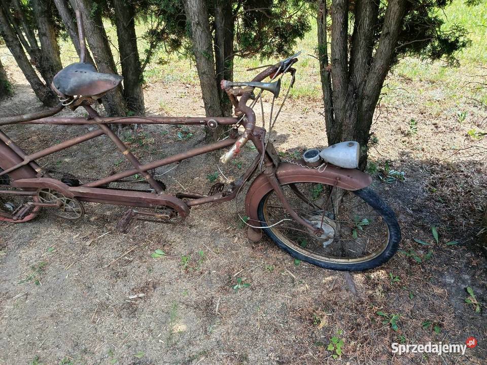 DERNE tandem unikat oryg lakier i rdza Rok produkcji 1950 podkarpackie sprzedam