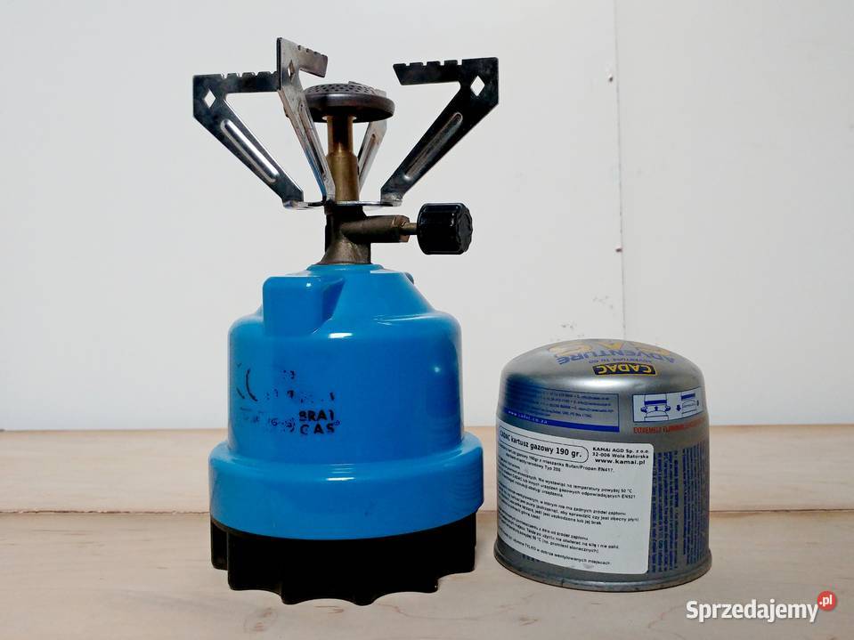 Kuchenka gazowa turystyczna i kartusz z gazem Wrocław