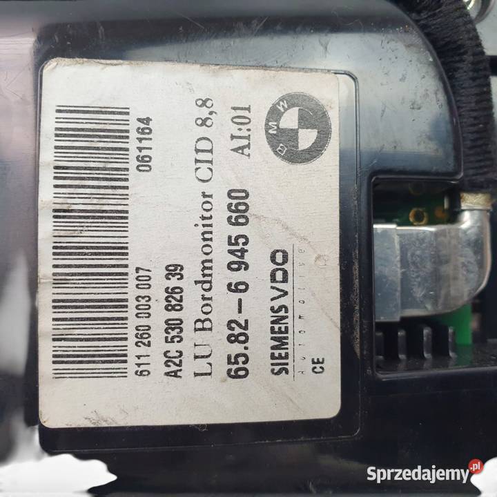WYŚWIETLACZ Nawigacji Navi BMW E60 E61 Duży lubelskie sprzedam