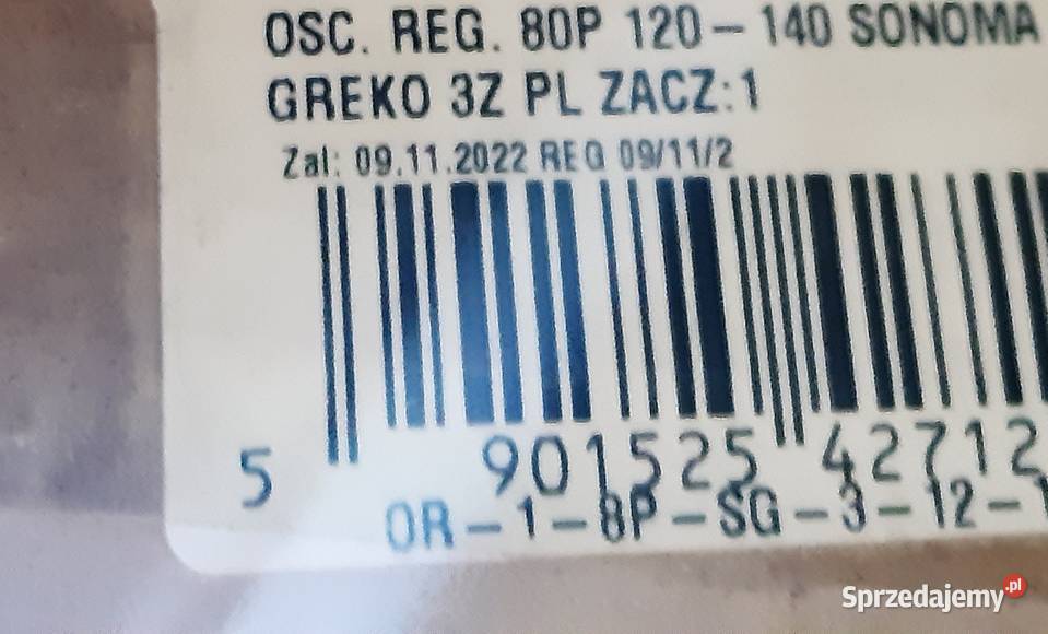 Oscieznica erkado 80 prawa donoma 120140 Bełchatów