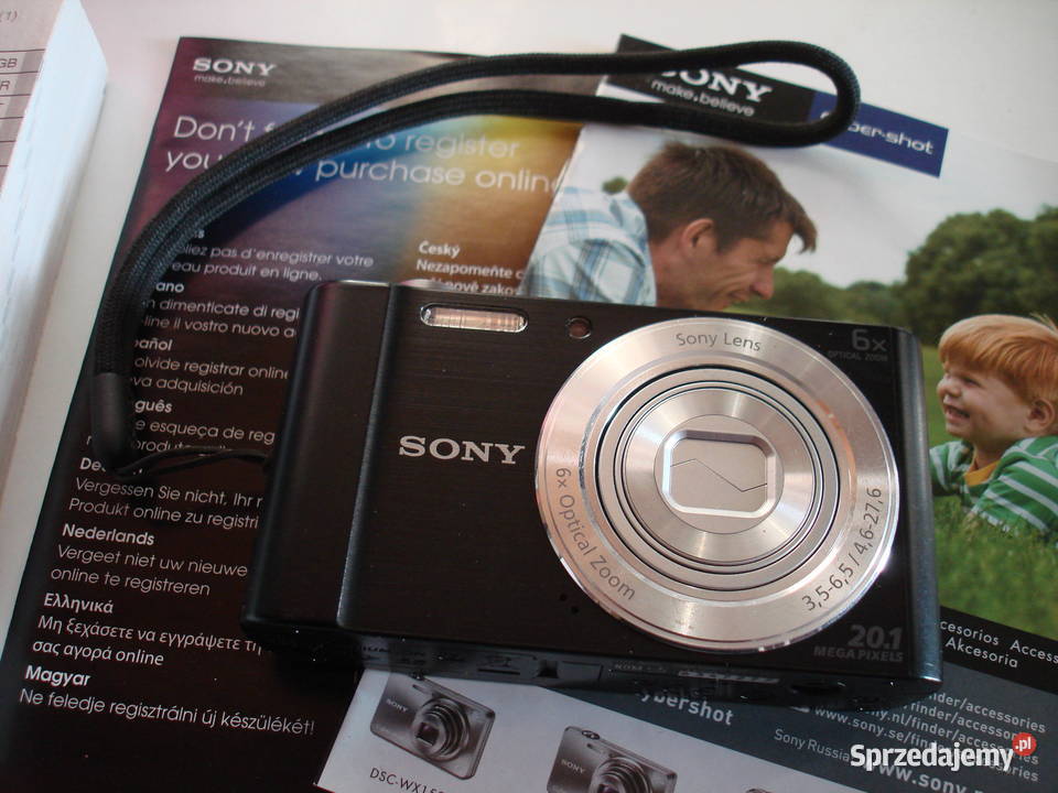 SONY Aparat kompaktowy Cyber Shot DSC w 810 Poznań