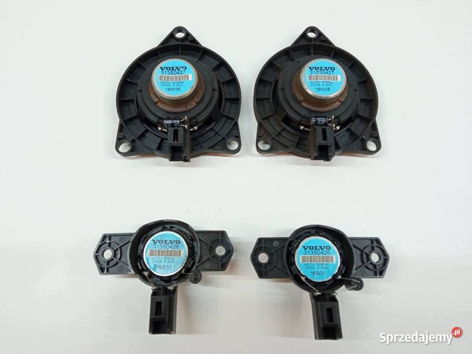 GŁOŚNIK KOMPLET 31350427 31350426 Volvo S90 II Sprzęt audio fabryczny