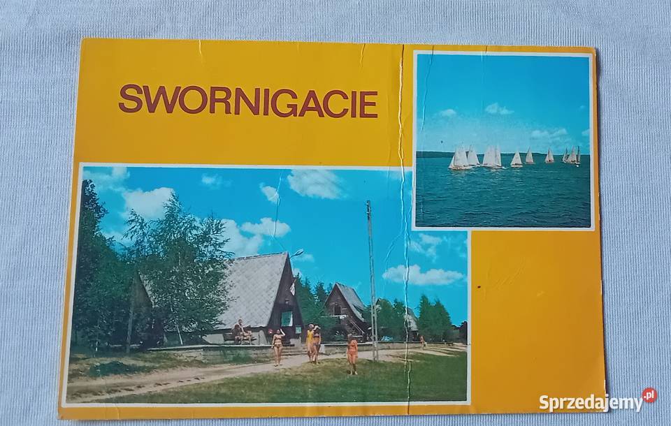 Pocztówka Swornigacie ośrodek sportów wodnych Koźminek