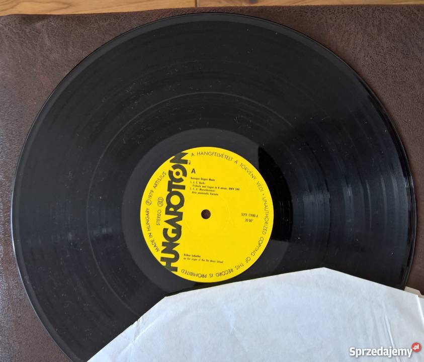 Płyta Winylowa Barogue Organ Muzic Gabor Lehotka dolnośląskie Wrocław sprzedam