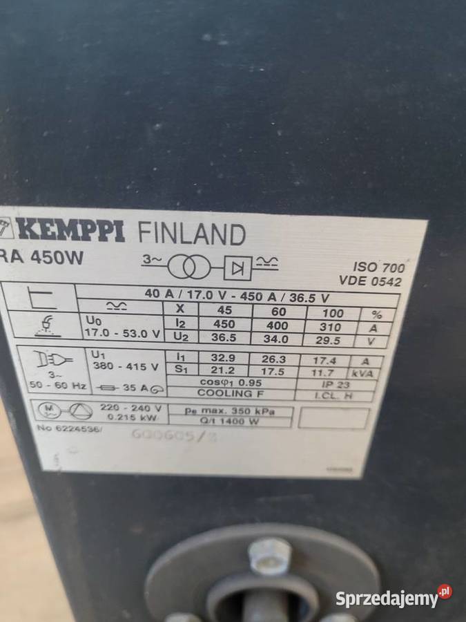 Sprzedam spawarkę Produkcja Polska Nowa Wieś sprzedam