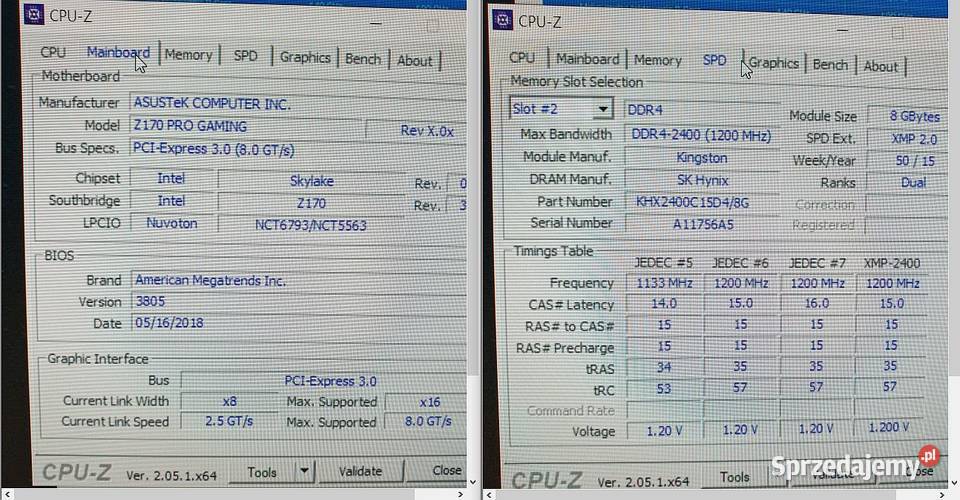 Komputer gamingowy i5 6600K MSI RTX 2070 Nowy Klasy Core i5 Prusy