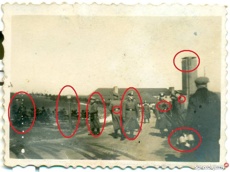 Stare zdjęcie obóz więzień żołnierz niemiecki 2 Ostrów Wielkopolski sprzedam