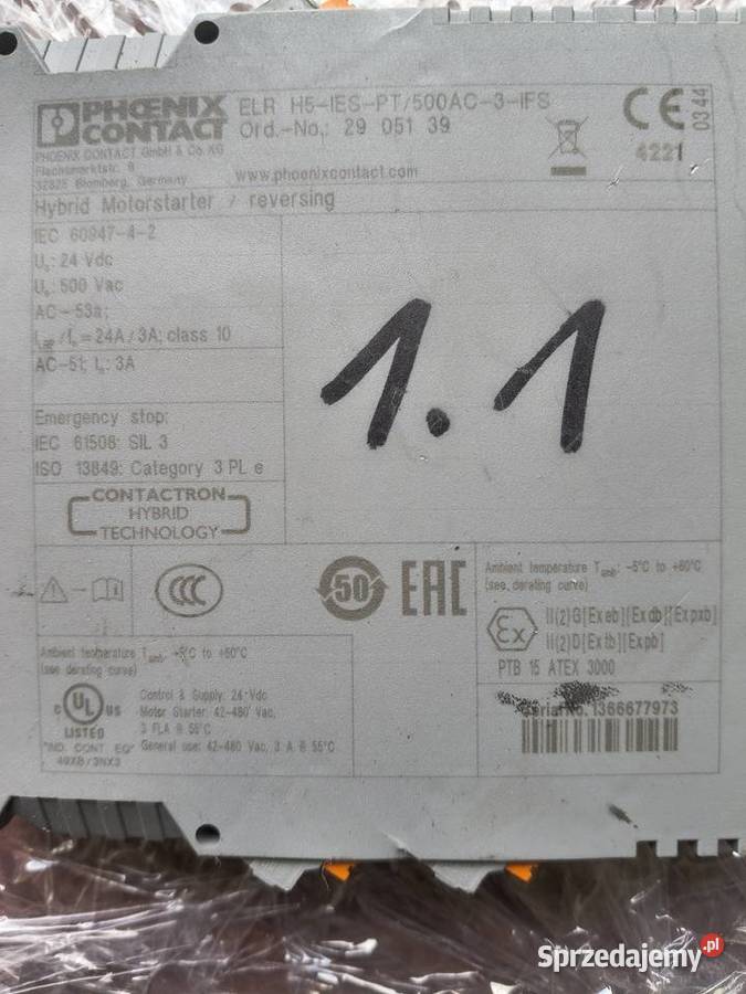 Phoenix Contact ELR H5IESPT500AC3IF Bolesławiec