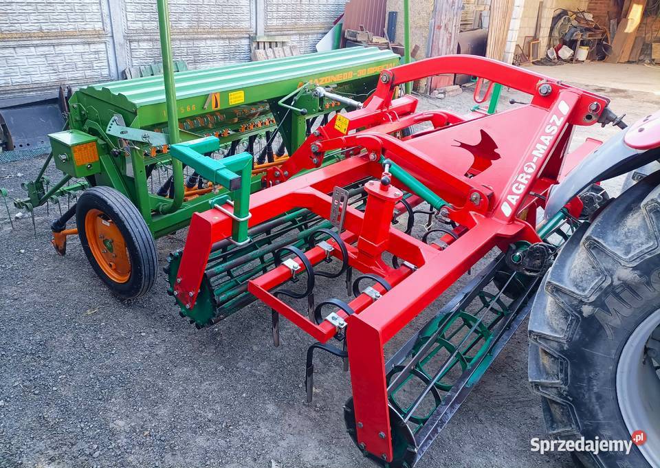 Zestaw Uprawowo Siewny 3 m Agro masz i Siewnik Amazone Janów Lubelski