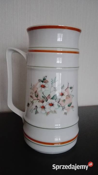 Kufel duży porcelana Ćmielów Warpechy Stare