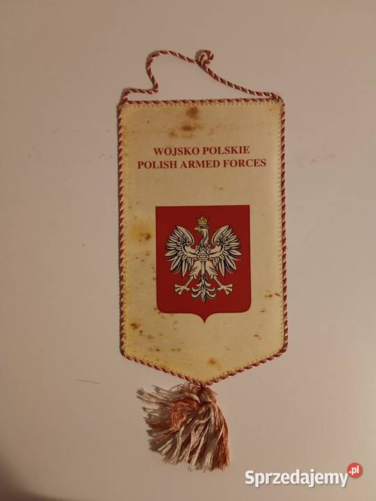 Proporczyk WP Komenda Garnizonu Warszawa WOW Kościan