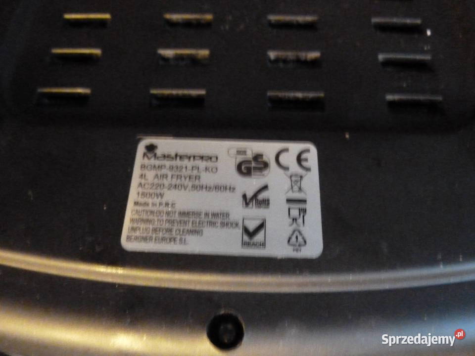 Frytkownica beztłuszczowa Masterpro 1500 W AGD drobne Warszawa