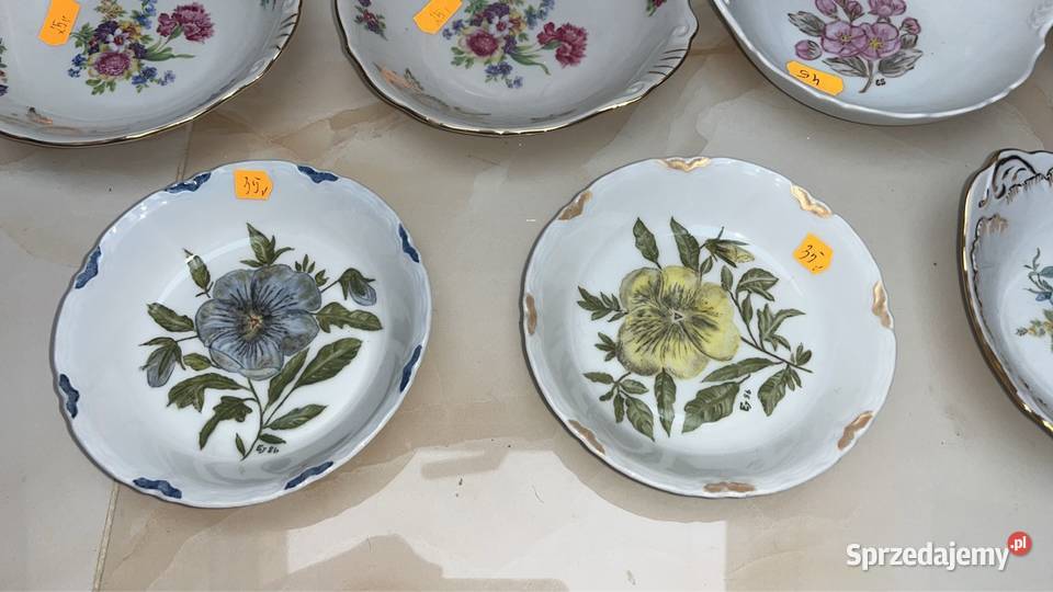 Porcelanowa miseczka Bez sygnatury Biała Gdańsk