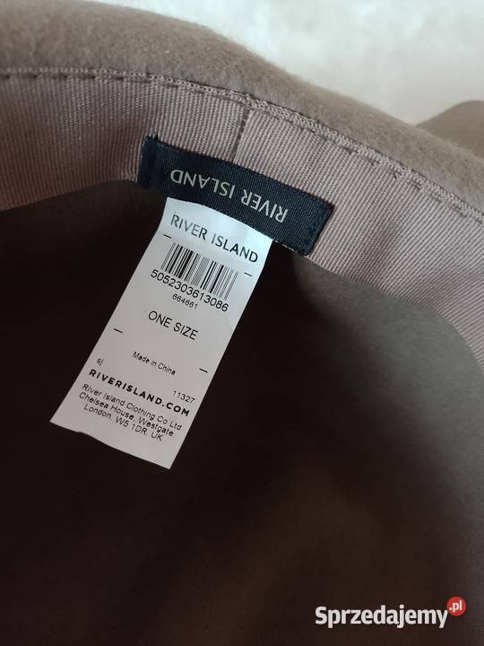 RIVER ISLAND Wełniany kapelusz zimowy z Londynu Kraków sprzedam