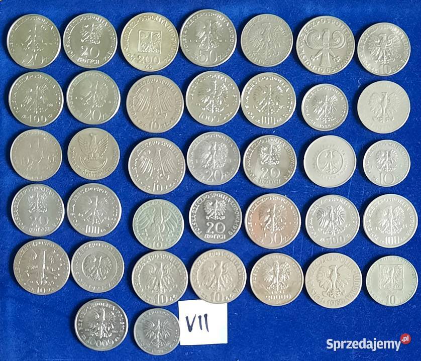 Zestaw VII Monet PRL x37 sztuki Gliwice