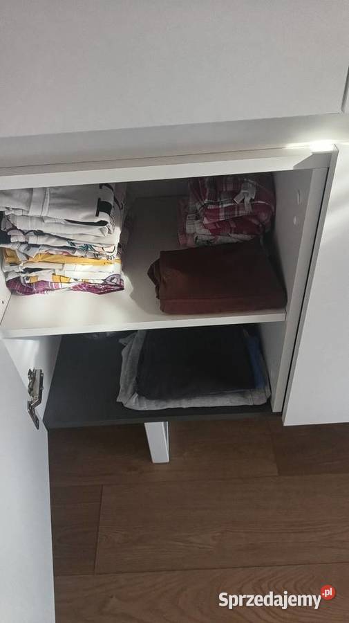 Szafka komoda biało szara piękna Rzeszów
