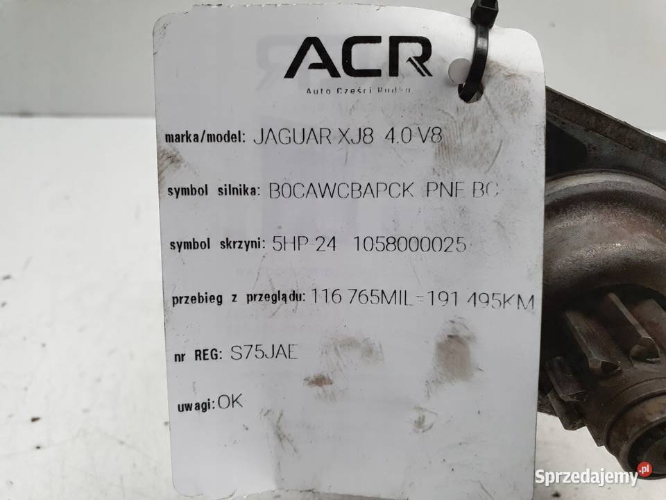 Jaguar XJ8 XK8 40 V8 ROZRUSZNIK Janów