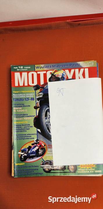 Czasopismo kolekcjonerskie motocykl 1998